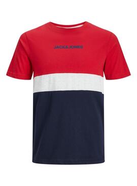 Maglietta Jack and Jones Jereid rossa per uomo