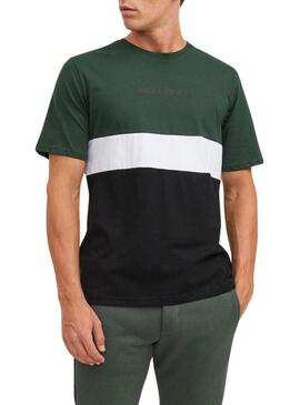 Maglietta Jack and Jones Jereid verde per uomo