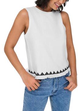 Top Only bianco top per donna.