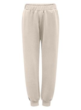 Pantaloni jogger Only Lalina beige per donna