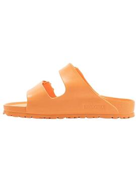 Sandali Birkenstock Arizona narrow fit arancioni per donna.