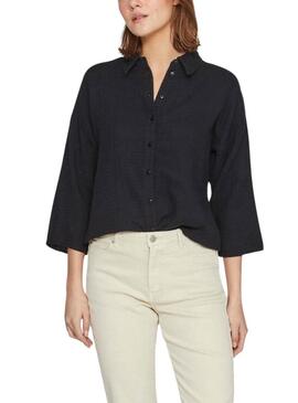 Camicia Vila Ania nera per donna