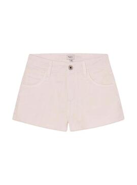 Short Pepe Jeans Ofra rosa per ragazze