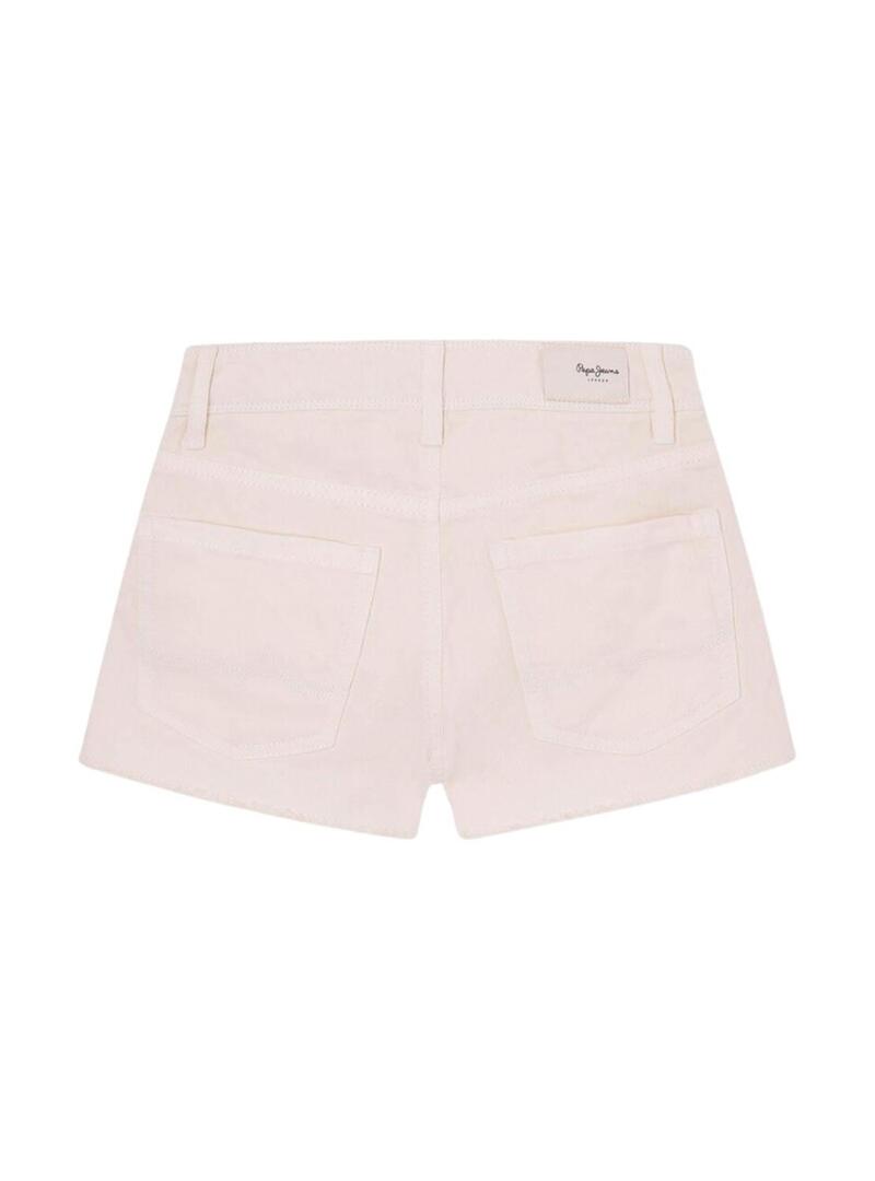 Short Pepe Jeans Ofra rosa per ragazze