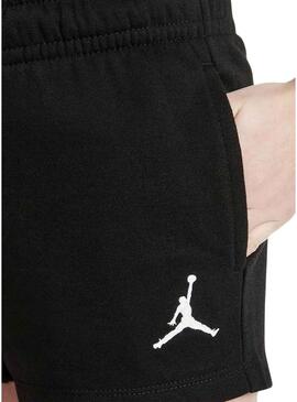 Short sportivo Jordan Essentials nero per bambina.