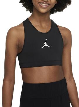 Top  Jordan nero Jumpman per ragazza