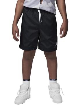 Shorts Jordan Jumpman intrecciato nero per bambino