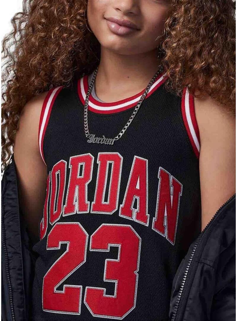 Abito Jordan 23 nero per ragazza