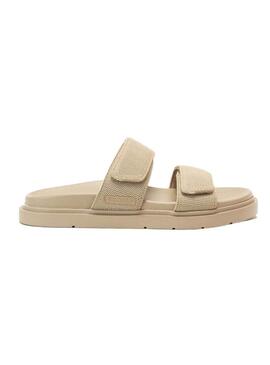 Sandali Ecoalf Frida beige per donna