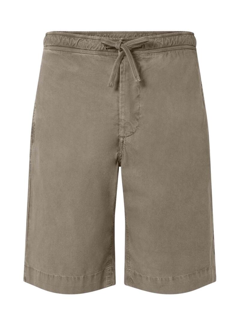 Shorts Ecoalf Ethica color caqui per uomo