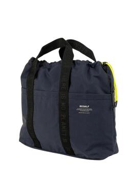 Borsa tote Ecoalf Akira blu navy per donna e uomo