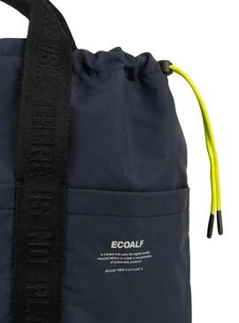 Borsa tote Ecoalf Akira blu navy per donna e uomo