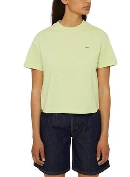 Maglietta Dickies Oakport Verde Per Donna