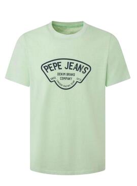 Maglietta Pepe Jeans Cherry Verde per Uomo