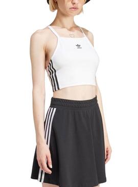 Top Adidas Adicolor Bianco per Donna