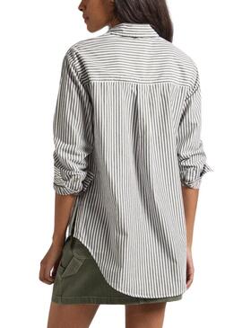 Camicia Pepe Jeans Bryce Verde per Donna