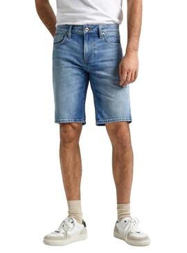 Shorts Pepe Jeans Slim Blu per Uomo