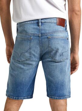 Shorts Pepe Jeans Slim Blu per Uomo