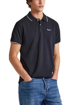 Polo Pepe Jeans Hans Nero Uomo