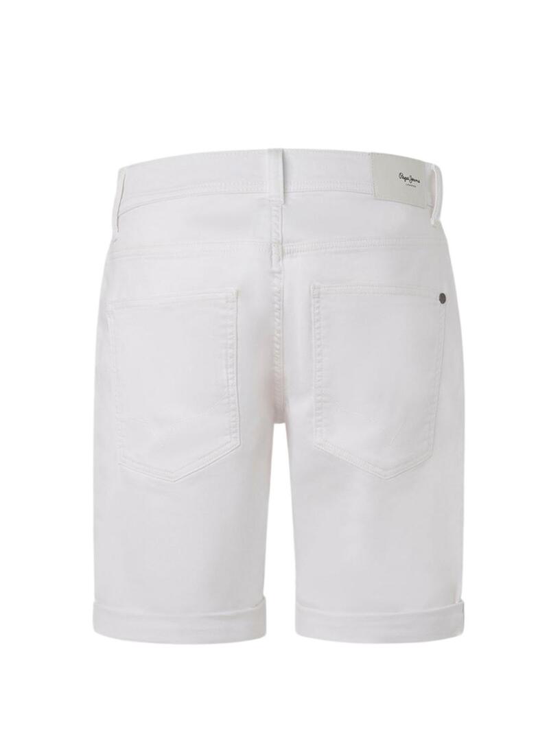 Shorts Pepe Jeans Slim Bianco per Uomo