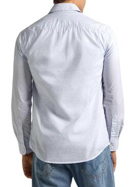 Camicia Pepe Jeans Pascal Blu per Uomo