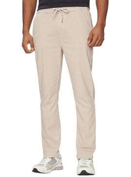 Pantaloni Pepe Jeans Pull On Beige per Uomo