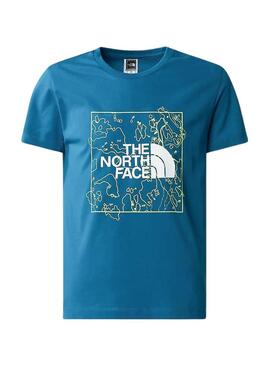 Maglietta The North Face Teen New Blu per Bambino