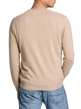 Maglione Pepe Jeans New Andre beige per uomo