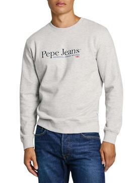 Felpa Pepe Jeans Sean grigia per uomo