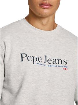 Felpa Pepe Jeans Sean grigia per uomo