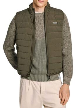 Gilet Pepe Jeans Toby verde per uomo