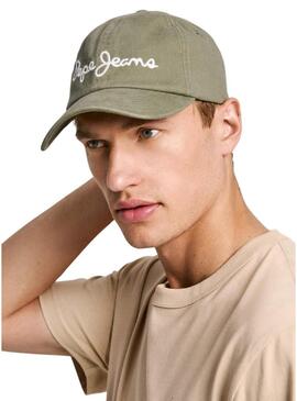 Cappello Pepe Jeans Warren Verde per Uomo