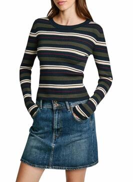 Maglia Pepe Jeans Hillary Verde per Donna