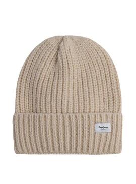 Cappello Pepe Jeans Weneba Beige per Donna