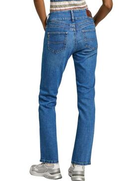 Pepe Jeans jeans slim medium denim da donna