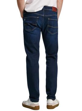 Pantaloni in denim scuro Pepe Jeans Stanley per uomo