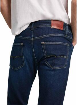 Pantaloni in denim scuro Pepe Jeans Stanley per uomo