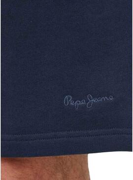 Bermuda Pepe Jeans Joe blu scuro per uomo