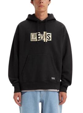 Felpa Levi's Skate nera per uomo