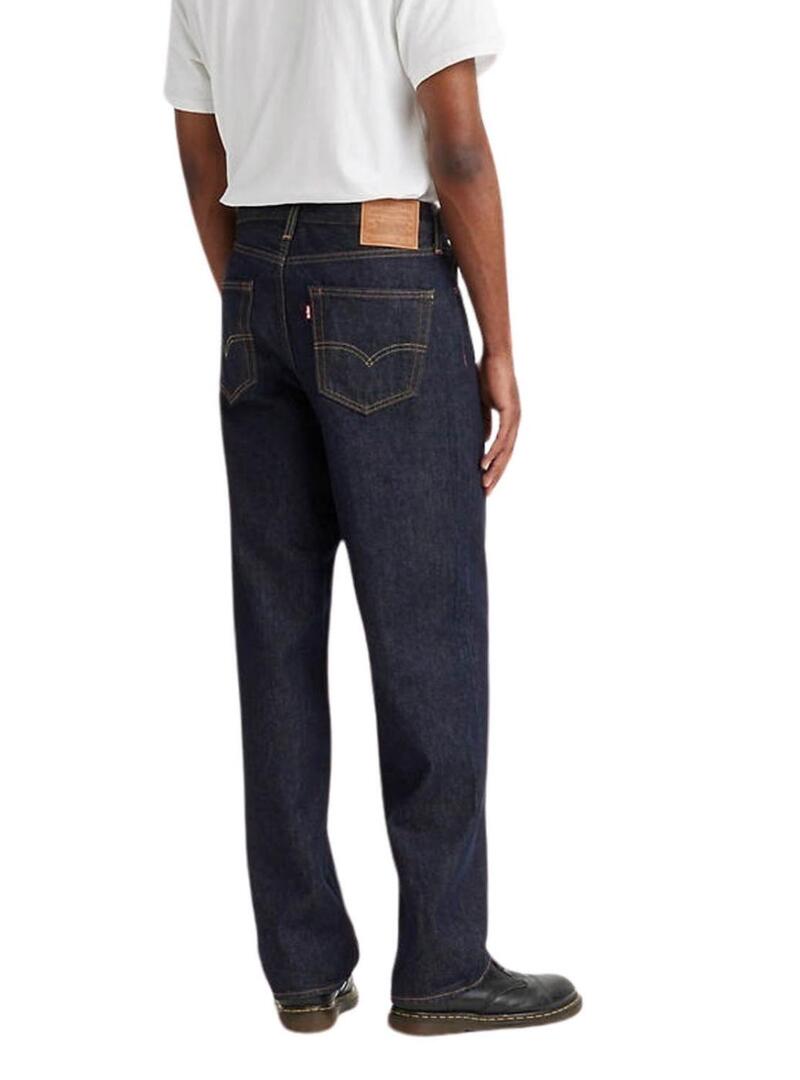 Pantaloni Levis 568 loose dark denim per uomo.