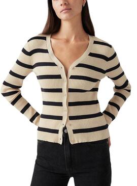 Giacca Levis Tulip cardigan beige per donna