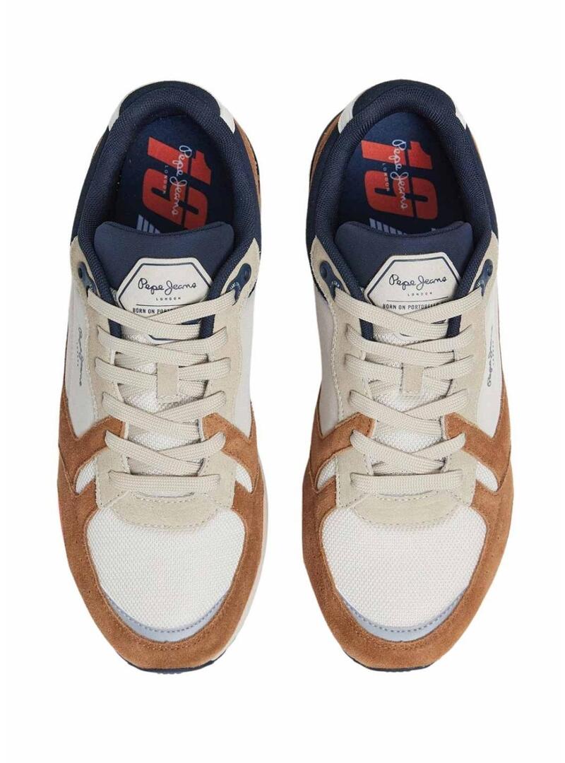 Scarpe da ginnastica Pepe Jeans X20 marrone da uomo