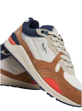 Scarpe da ginnastica Pepe Jeans X20 marrone da uomo