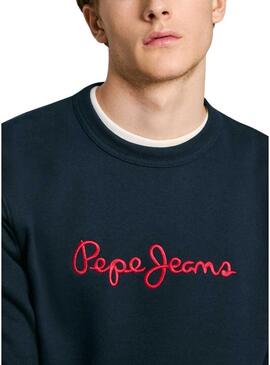 Felpa Pepe Jeans New Joe verde militare per uomo