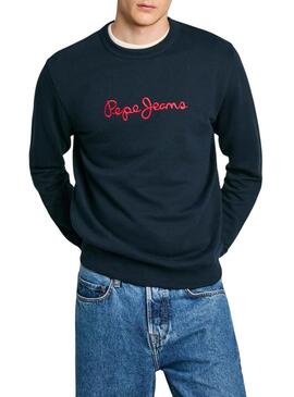 Felpa Pepe Jeans New Joe verde militare per uomo