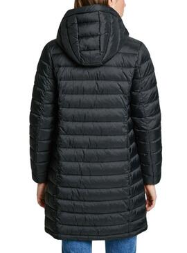 Cappotto Pepe Jeans Ammy Long nero per donna