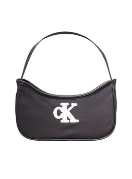 Borsa Calvin Klein Teddy Logo nera per bambina