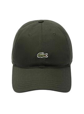 Cappello Lacoste verde basic per uomo