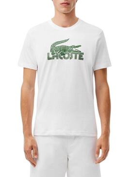 Maglietta Lacoste Croco XL bianca per uomo