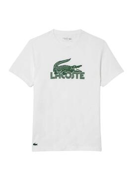 Maglietta Lacoste Croco XL bianca per uomo